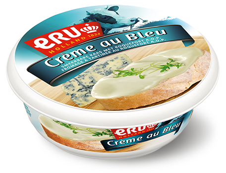 Cikória- és uborkasaláta marhahússal és ERU Crème au Bleu-vel