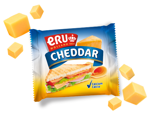 Cheddar cheese slice