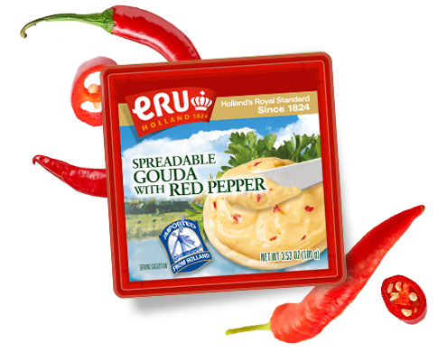 ERU Spreadable Gouda with Red Pepper