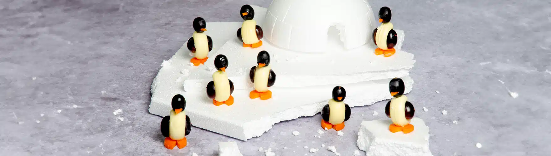 Vrolijke pinguïn traktatie met ERU Kids Snack